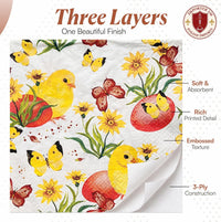 Easter Napkins Paper Disposable Decorative Decoupage Chicklets 13 in - image 4