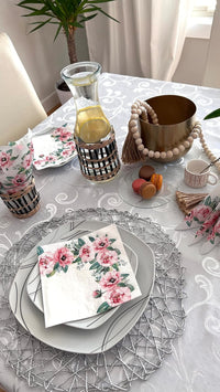 Floral Napkins Paper Disposable Decorative Decoupage Pink Peonies - image 7