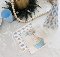 Baby Shower Napkins Paper Disposable Decorative Decoupage It's a Boy 13 in - image 4