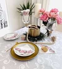 Easter Napkins Paper Disposable Decorative Decoupage Floral Gorgeous Roses - image 4