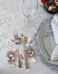 Easter Napkins Paper Disposable Decorative Decoupage Nest 13 in - image 4
