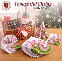 Floral Napkins Paper Disposable Decorative Decoupage Lovely Pink Tulips - image 8
