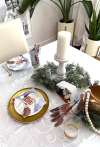 Christmas Napkins Paper Disposable Decorative Decoupage Santa 13 in - image 4