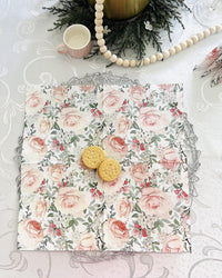 Easter Napkins Paper Disposable Decorative Decoupage Gorgeous Roses 13 in - image 2