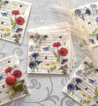 Vintage Summer Floral Decoupage Napkins Flower Cocktail Napkins 20 Count - image 2