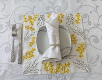 Easter Napkins Paper Disposable Decorative Decoupage Catkins and Forsythia - image 6