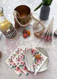 Floral Napkins Paper Disposable Decorative Decoupage Pink Peonies - image 6
