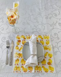 Easter Napkins Paper Disposable Decorative Decoupage Yellow Chicks 13 in - image 5