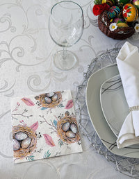 Easter Napkins Paper Disposable Decorative Decoupage Nest 13 in - image 3