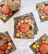 Halloween Napkins Paper Disposable Decorative Decoupage Fall Pumpkin 13 in - image 2