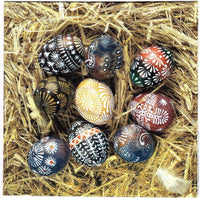 Easter Napkins Paper Disposable Decorative Decoupage Eggs on Straw 13 in