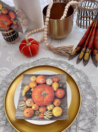Halloween Napkins Paper Disposable Decorative Decoupage Fall Pumpkin 13 in - image 5