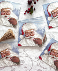 Christmas Napkins Paper Disposable Decorative Decoupage Santa 13 in - image 5