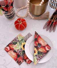 Autumn Treasures Beautiful Napkins Dinner Napkins Disposable Decorative - image 6