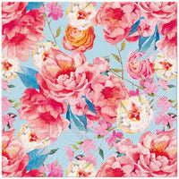 Floral Napkins Paper Decorative Decoupage, Hydrangea & Peony