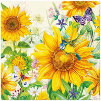 Floral Napkins Paper Decorative Decoupage, Wild & Meadows