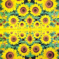 Floral Napkins Paper Decorative Decoupage, Tulips & Sunflower